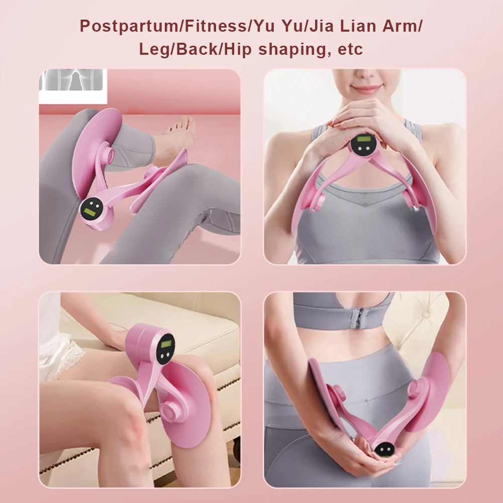 Digital Counter Hip Trainer Leg Trainers Pelvic Floor Muscle Trainer Thigh Master Adjustable Leg Exercises Leg & Butt Training image 6