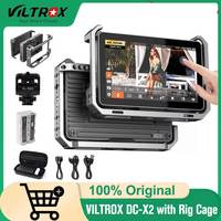 VILTROX DC-X2 with Rig Cage 6 Inch 2000 Nits 4K Touch Screen Profissional Photographic HD FHD Camera Monitor for Video