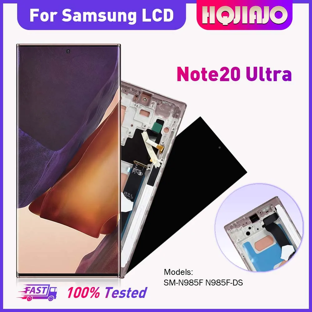 For Samsung NOTE20 UlTRA SM-N985F N985F 6.9'' TFT LCD Display Touch Screen Digitizer Assembly Replacement note20 ultra repair