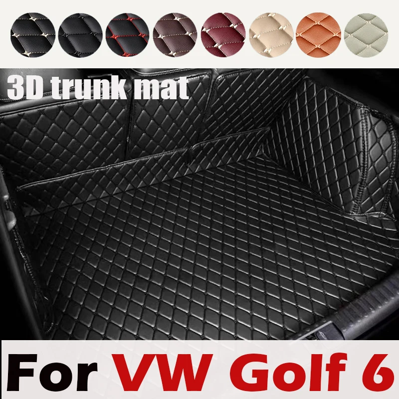 

Car Trunk Mat For VW Volkswagen Golf6 Golf 6 Mk6 5K 2009~2013 Auto Tray Carpet Mud Waterproof Protective Pads Car Accessories