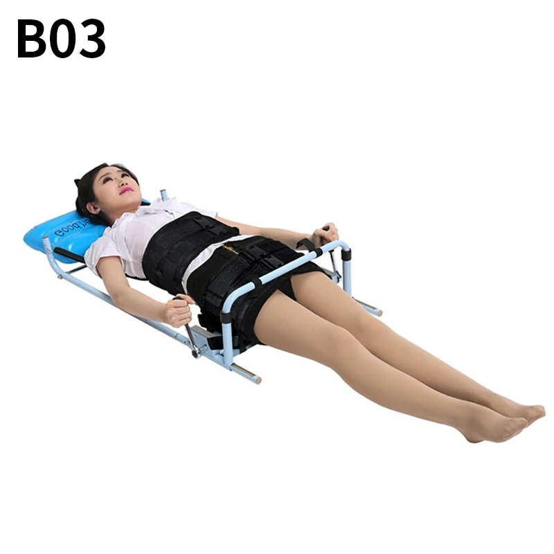 Efficient Cervical Spine Lumbar Spine Traction Bed for Cervical Vertebrae Lumbago Low Back Pain Therapy Massage Body Stretching