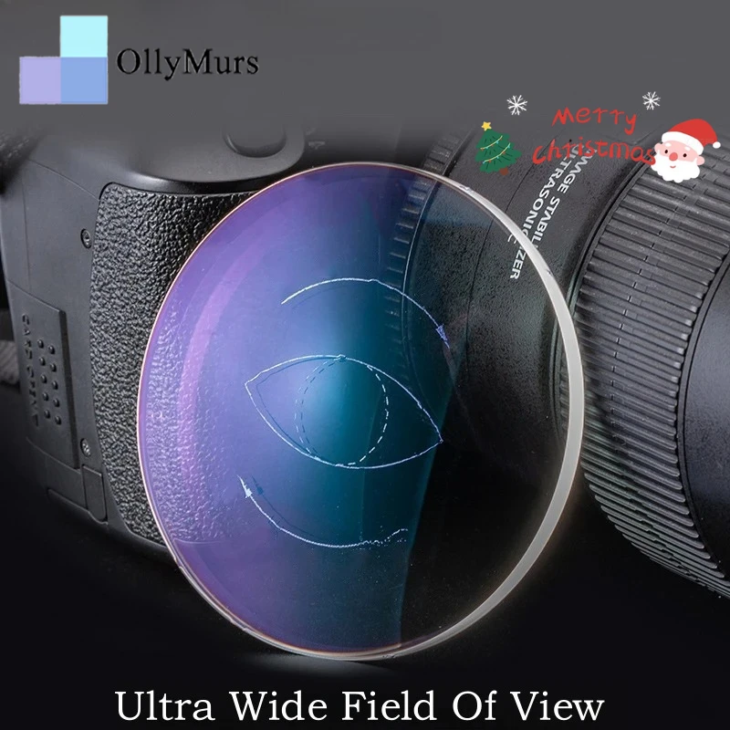 KIZN Progressive Multi-focal Anti-scratch Anti-blue Photochromic 1.56/1.61/1.67/1.74 Widest Field of View Office Lenses