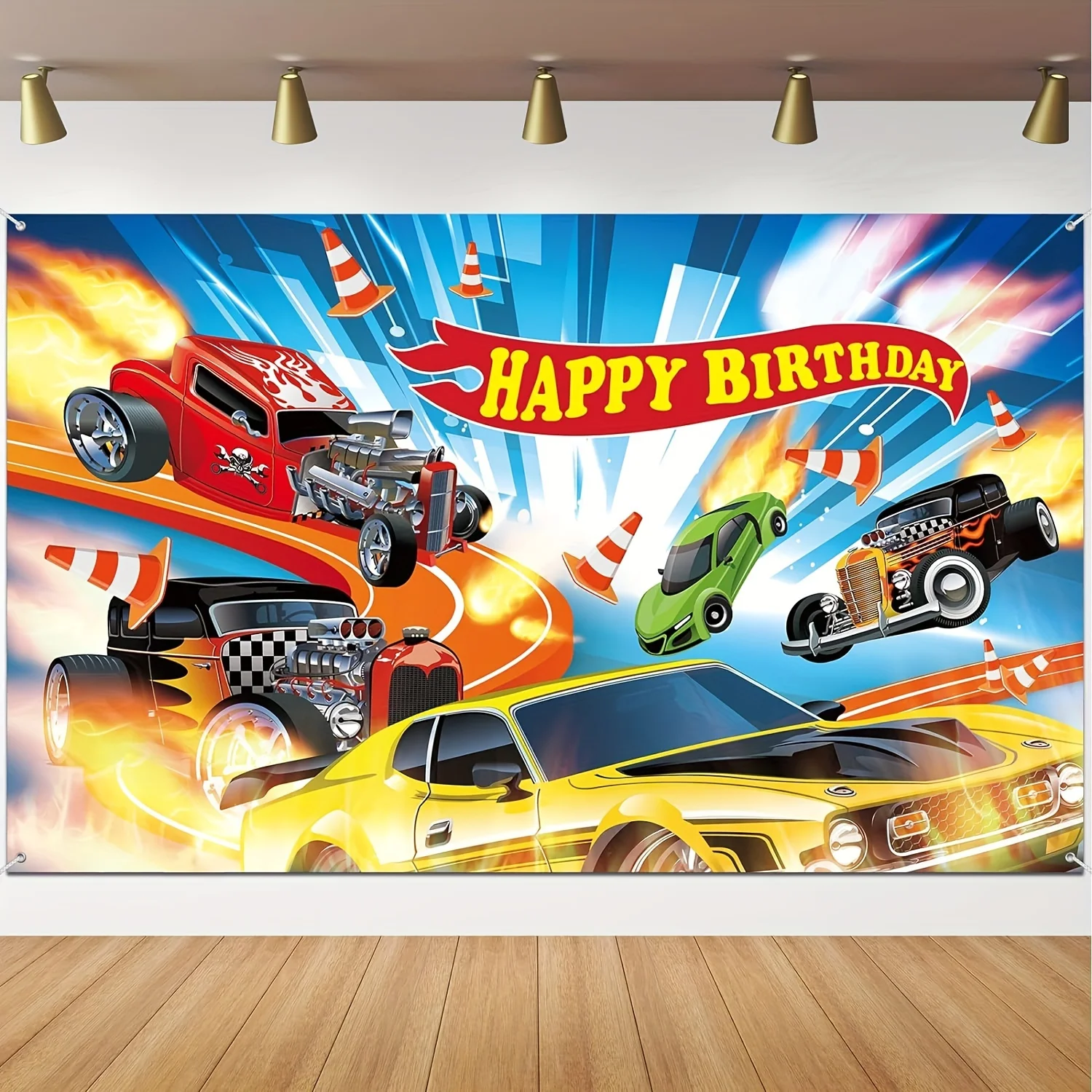 Lighting Mcqueen Decor - 1 popularna dekoracja urodzinowa samochodu, popularne