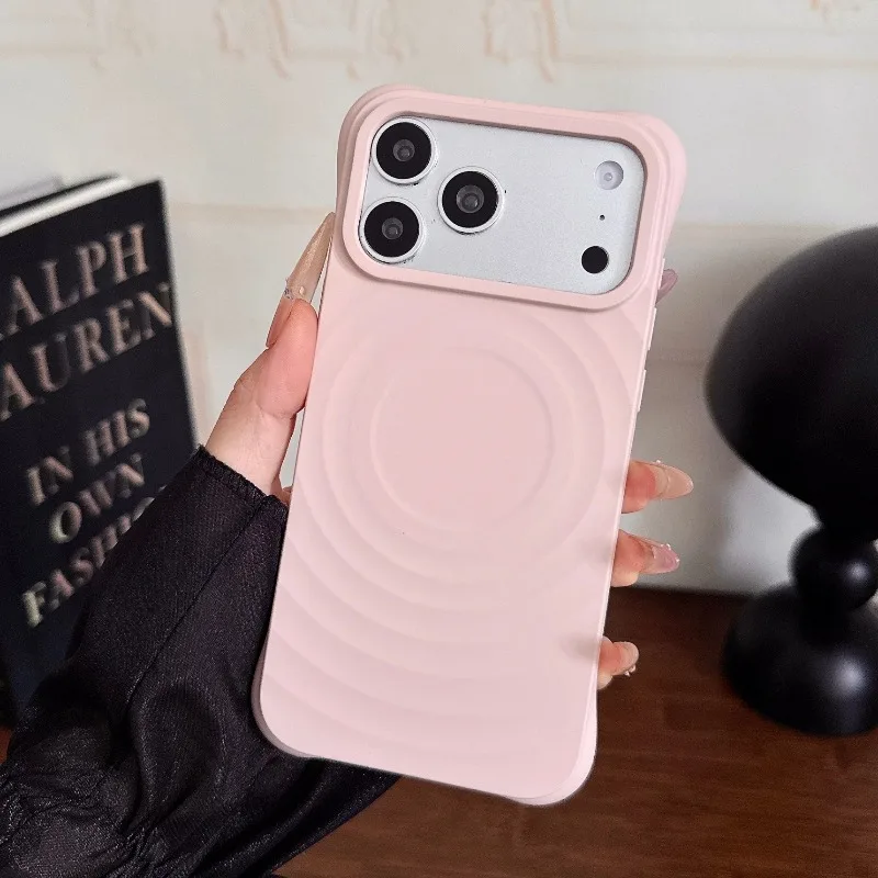 Coque de luxe best-seller épaissie à quatre coins avec protection anti-chute pour Magsafe, compatible avec iPhone 18 Pro Max, 17, 16, 15, 14, 13, recharge sans fil, finition mate