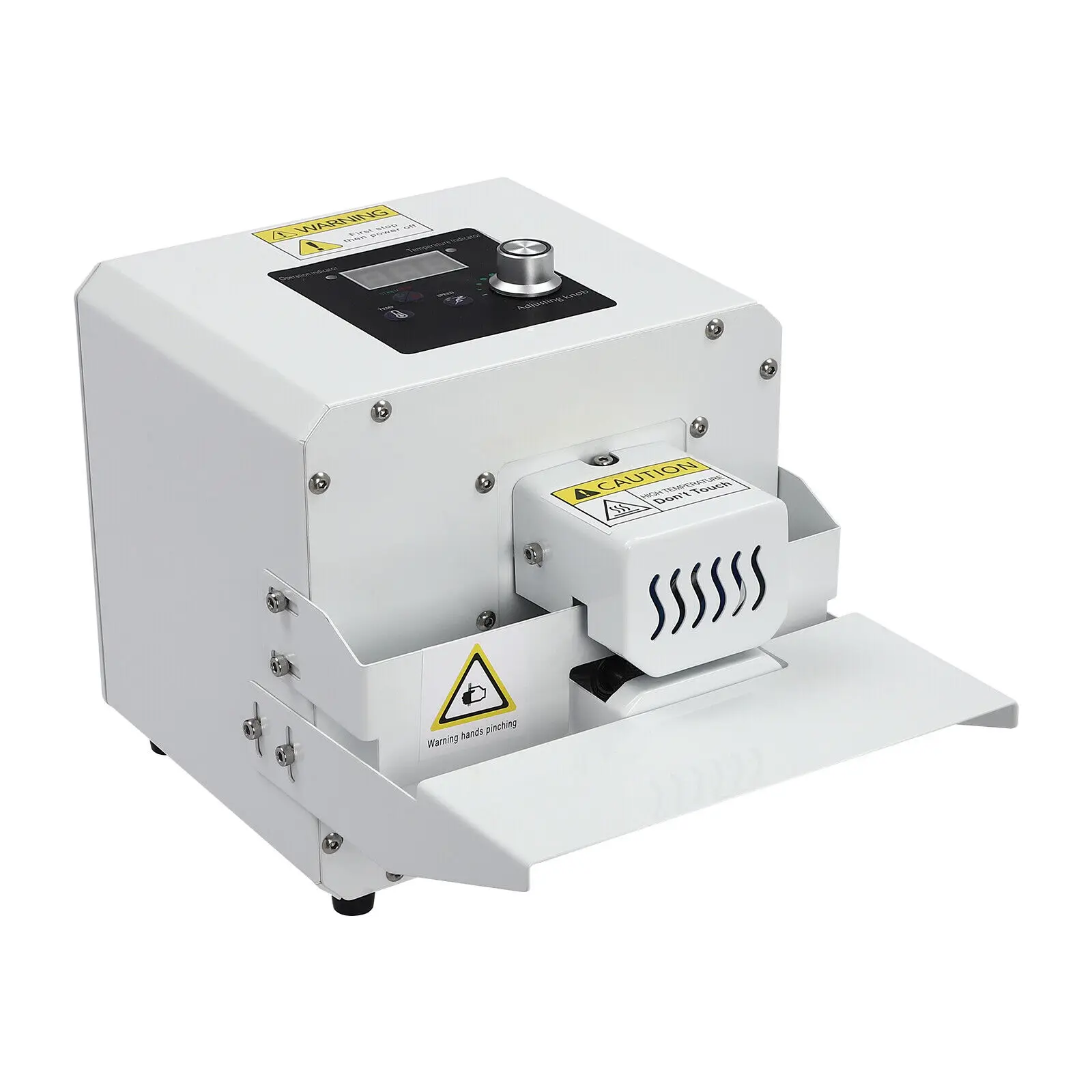 80W Commercial Plastic Bag Sealer Automatic Food Plastic Bag Heat Sealing Machine 0-200°C/32-392°F