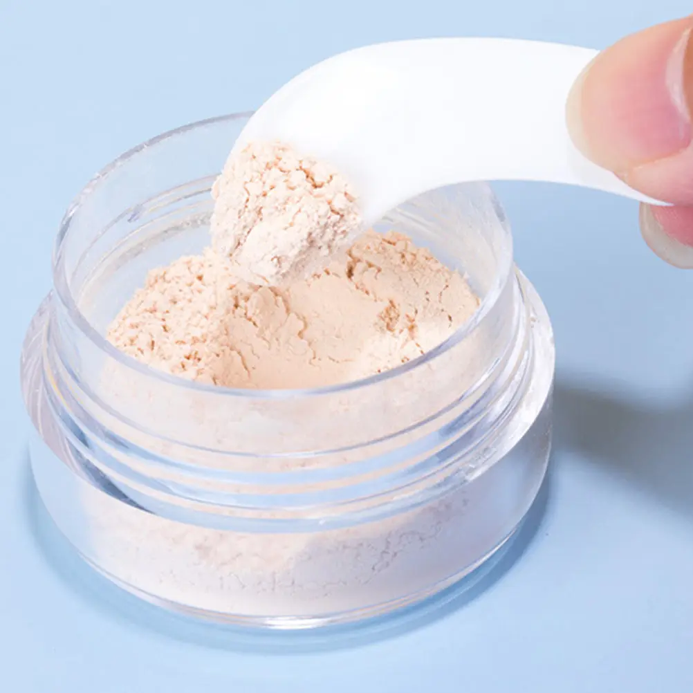 

4Pcs Loose Powder Case Translucent Empty Containers for Makeup Travel Lightweight Durable Women Beauty Salon Use