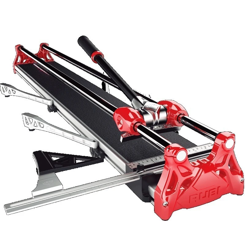 Manual Tile Push Cutter Double Rail Floor Porcelain Slab Cutting Hand Tool Heavy Duty Precision Tile Cutter