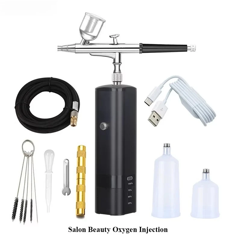 

Горячая распродажа: Набор для домашнего использования в салонах красоты – распылитель для восстановления кожи с тремя уровнями мощности и индикатором заряда, аэрограф-комплект