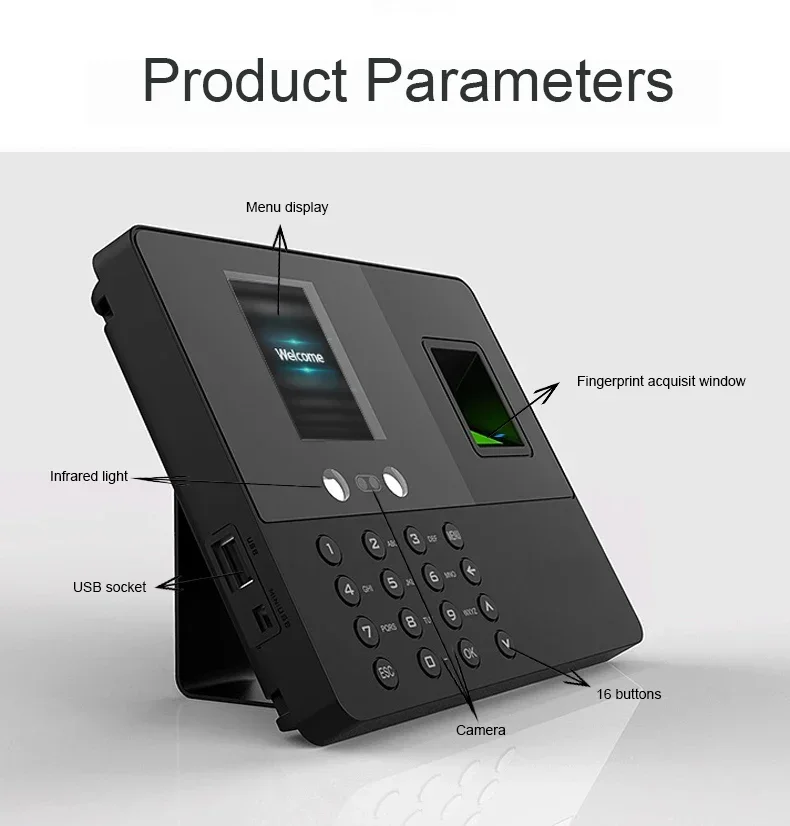 

Employee SDK Punch Card Biometric Face Recognition Fingerprint Clock Price Time Attendance Machine
