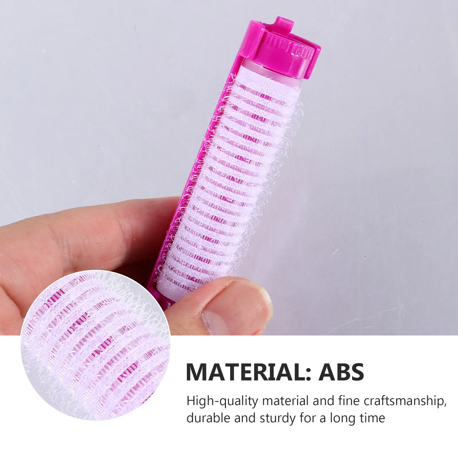 

20 шт. пластиковых бигуди с надежным креплением, не спадающие, для создания волнистых локонов, инструменты для укладки волос