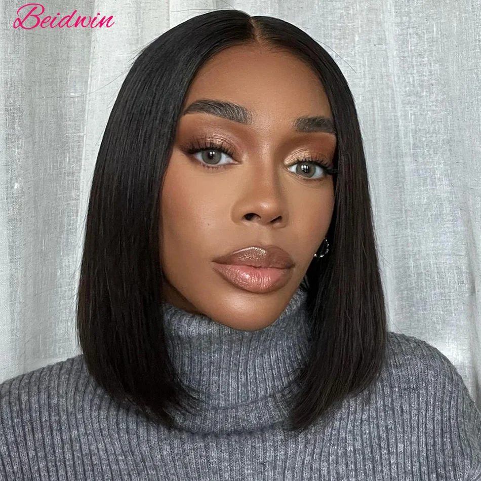 

Bob Hair Wig Human Hair Straight Human Hair Wigs 13X4 Lace Frontal Human Hair Wig Hd Lace Frontal Wig Glueless Humain Wigs