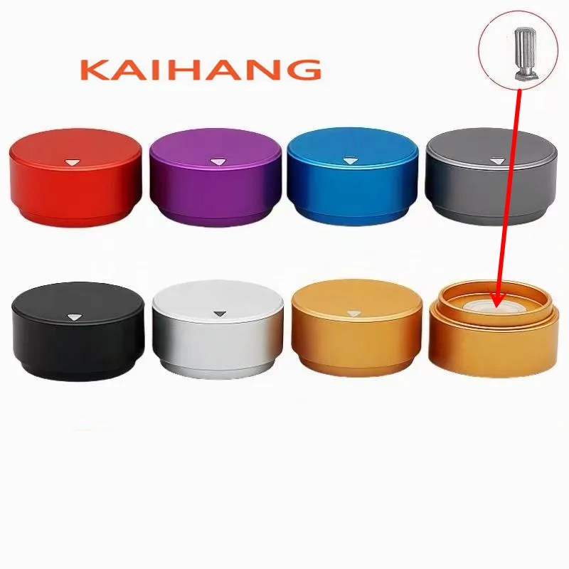 1PCS Aluminum alloy sandblasting process colorful knob Potentiometer Encoder knob HIFI Amplifier knob cap Guitar Knobs 22x11mm