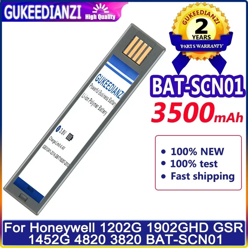 

BAT-SCN01 3500mAh High Capacity Portable Battery For Honeywell 1202G 1902GHD GSR 1452G 4820 3820 BAT-SCN01 General Scanners