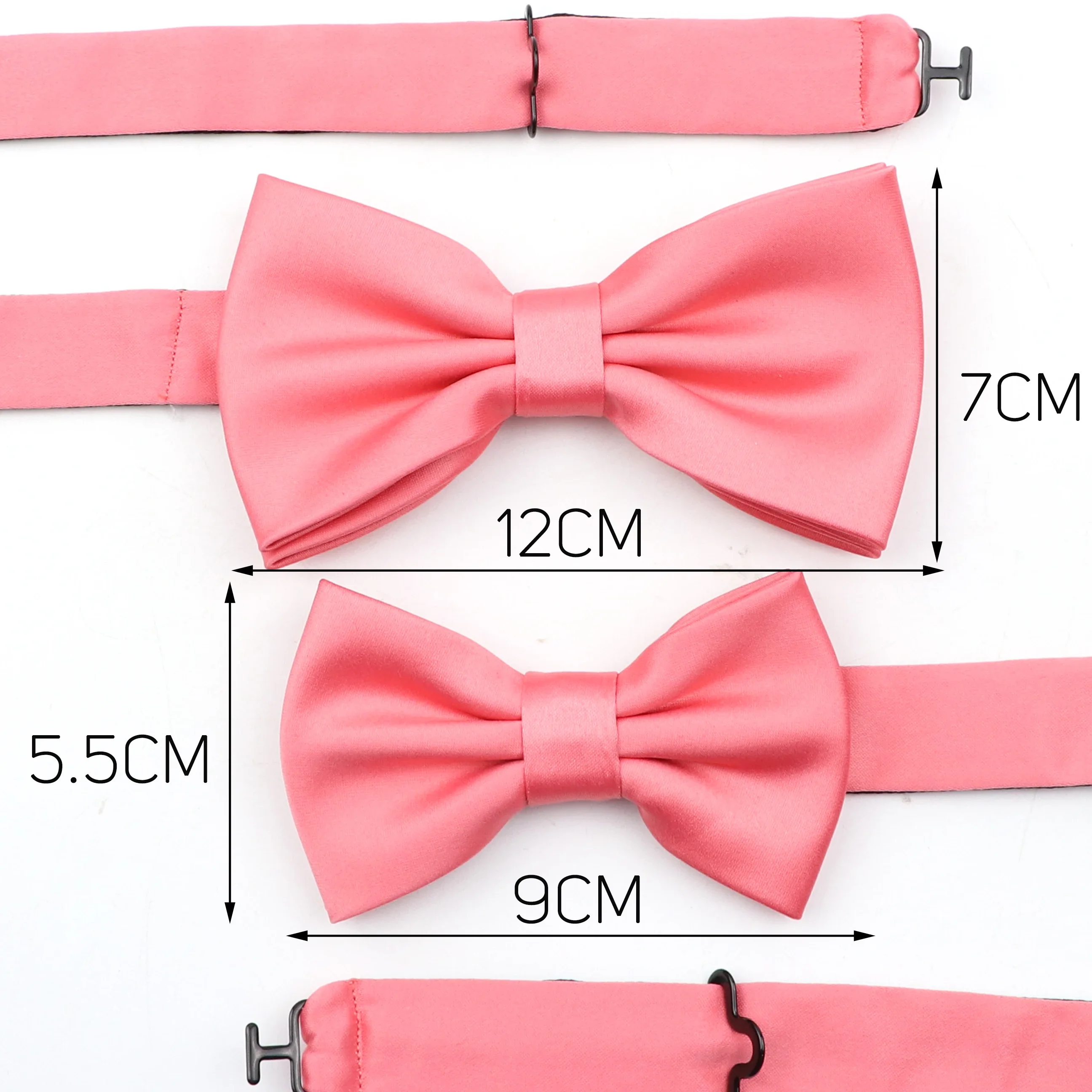 Men's Kids Solid Color Suspender Bowtie Set