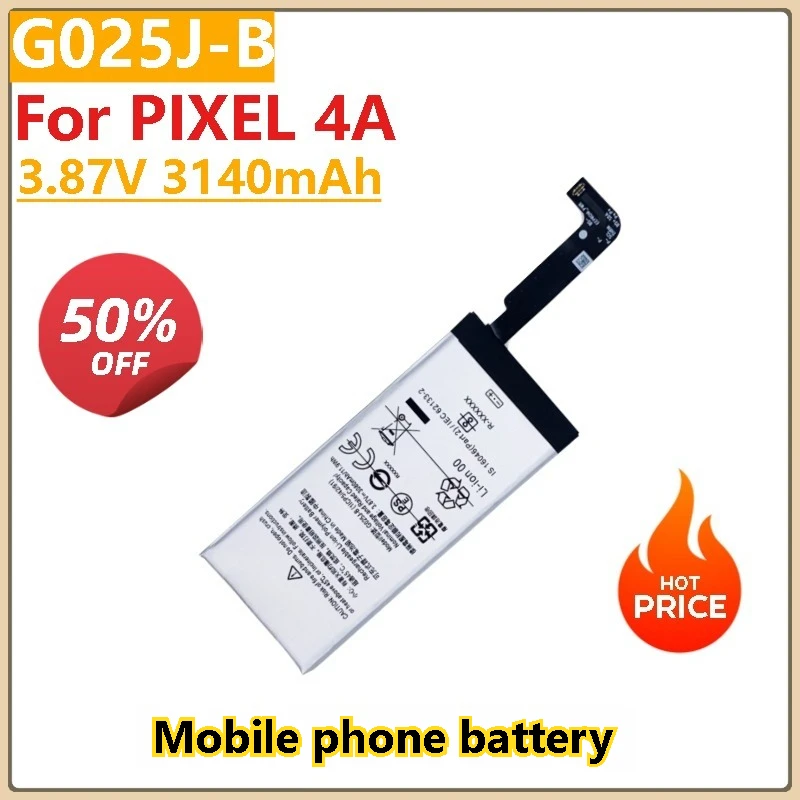New Phone Battery 3.85V 3700mAh G020J-B G020I-B G025J-B for Google Pixel 4 XL Pixel 4A Pixel4