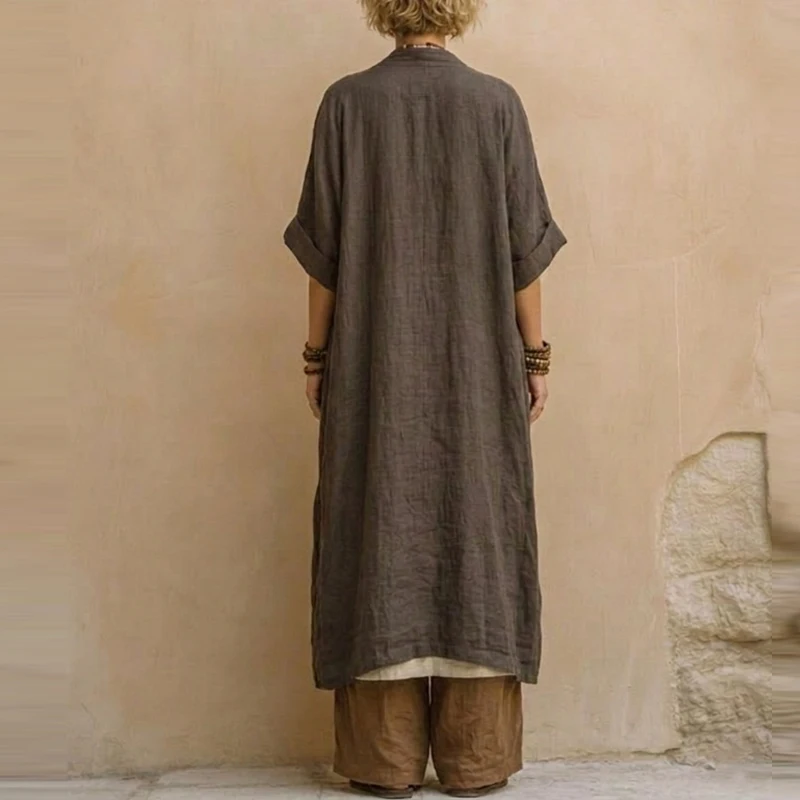 

Elegant V-neck Split Top & Pant & Cardigan Set Casual Short Sleeve Loose Vacation Outfits Fashion Print Wide Leg Pants 3Pc Suits