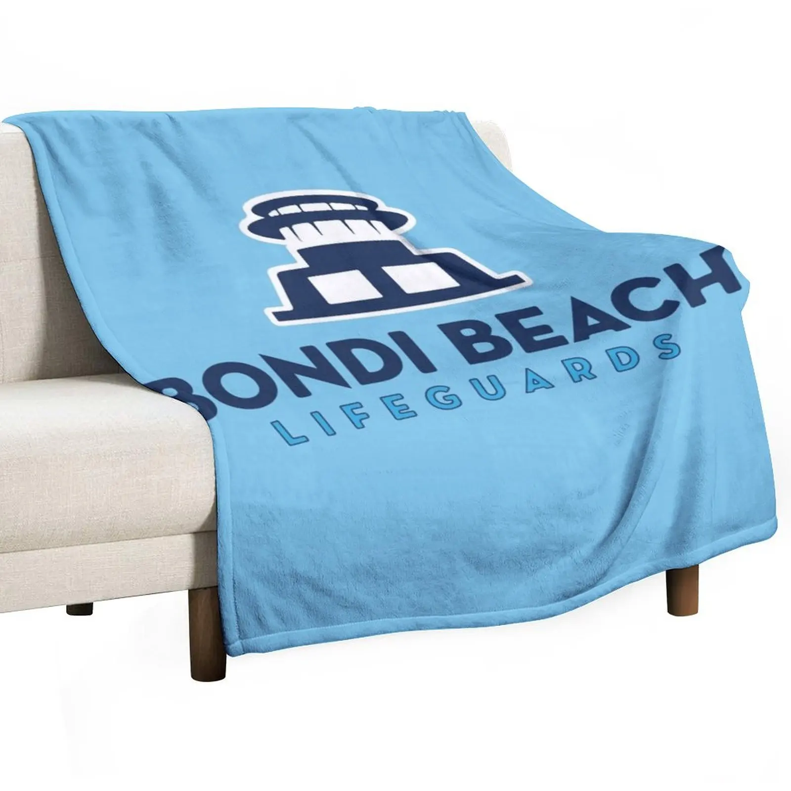 Bondi Rescue Blue Throw Blanket valentine gift ideas Multi-Purpose Blankets