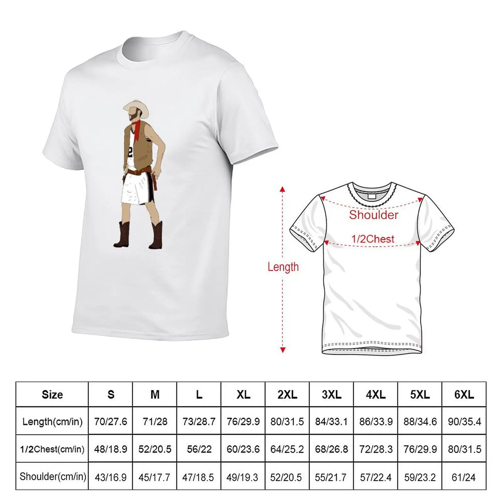 Cowboy Manu T-Shirt t shirt man casual essential t shirt T-Shirt