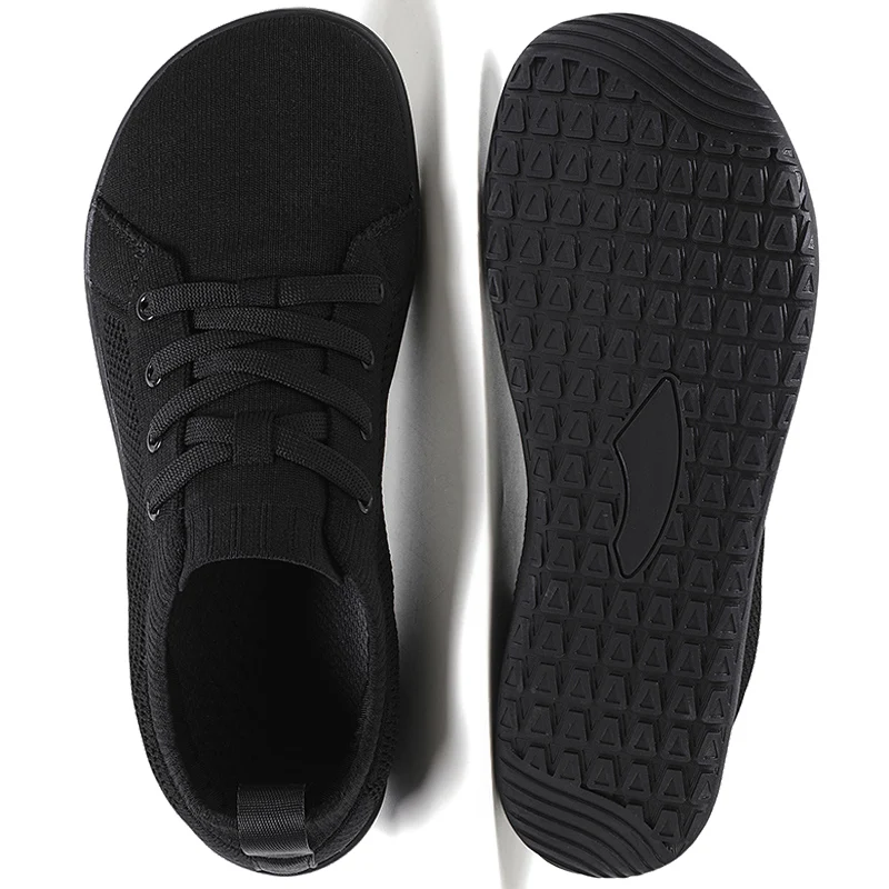 Wide-toed Shoes Men's Zero Drop Minimalist Fashion Simple Casual Sneaker Barefoot Shoes Women's Jogging Shoes Mesh Walking Shoes
