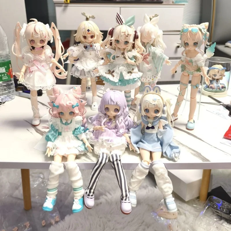 

Аутентичные Sugarygirls 1/8bjd глухая коробка шарнирная подвижная кукла кукла ручной работы модный игровой орнамент подарок-сюрприз на день рождения для девочек