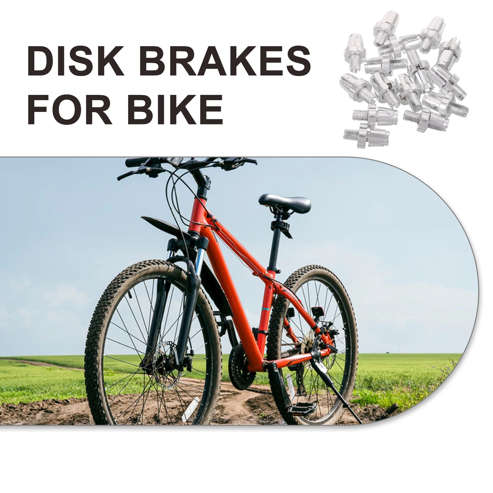 

15pcs Bicycle Brake Adjustment Screws M7 Aluminum Alloy Barrel Adjuster For Mountain Road Fixed Gear Bikes Foldable Lightweight