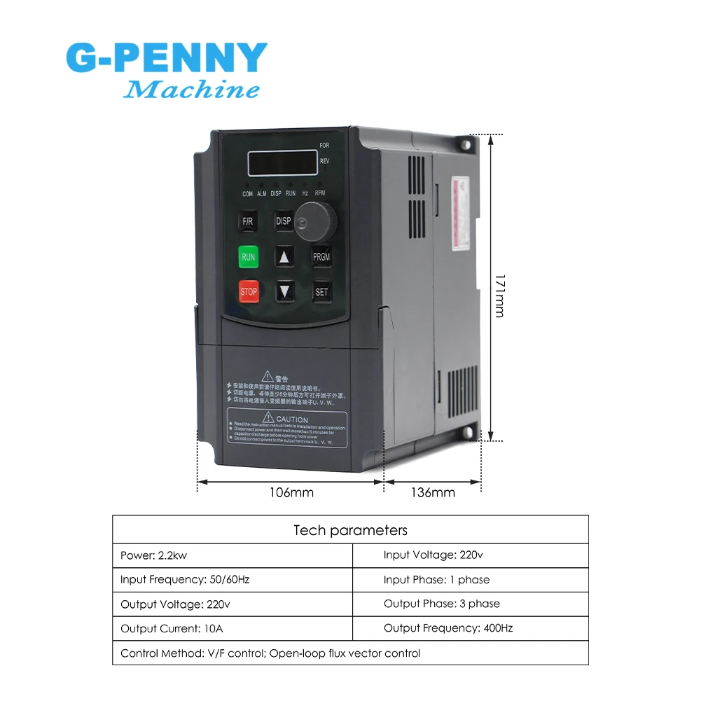 Imagem -03 - G-penny Er20 Kit de Eixo de Refrigeração a Água Eixo de Refrigeração a Água 2.2kw Vfd 80 mm Suporte do Eixo 75w Bomba de Água
