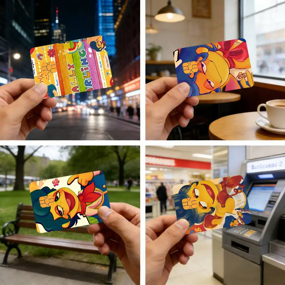 

Водонепроницаемые защитные наклейки Horror W-welcome Home для банковских карт W-wally, кредитных карт, дебетовых карт, карт общественного транспорта