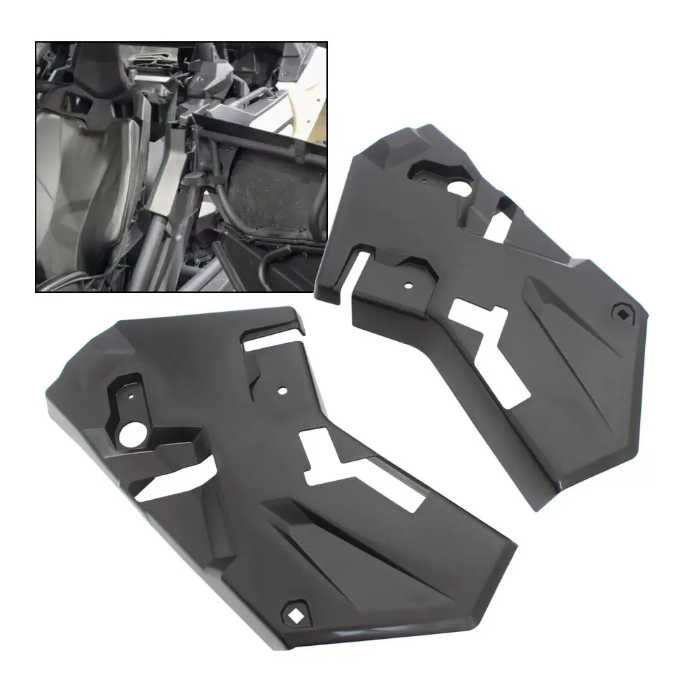 Front Central Door Trim Black ABS Plastic For Can-Am Maverick X3 2017 2018 2019 2020 #705012273、705012274 UTV Accessories 2 PCS