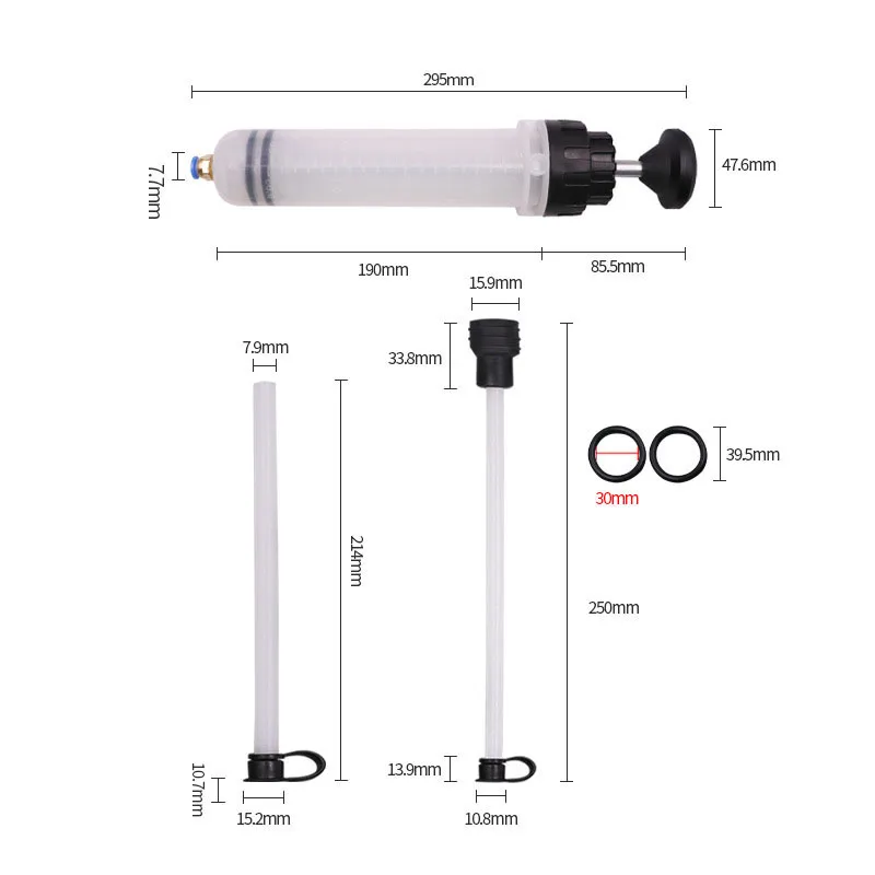 New 200CC Auto Car Brake Fluid Oil Change Replacement Tool Brake Fluid Drained Bleeder Pneumatic Vacuum Bleeder Extractor