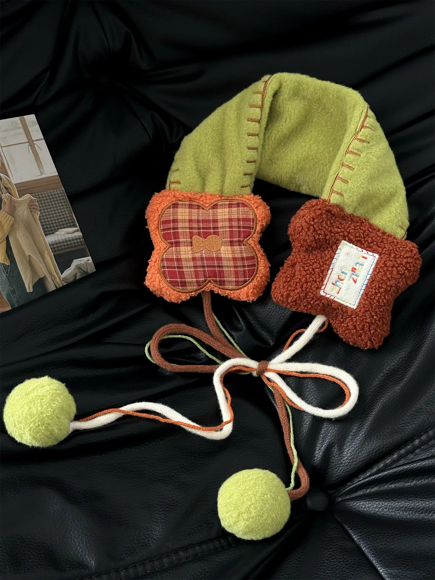 warm-furry-ear-muffs-women's-autumn-winter-versatile-atmosphere-cycling-windproof-coldproof-ear-covers-outdoor-sports-accesso