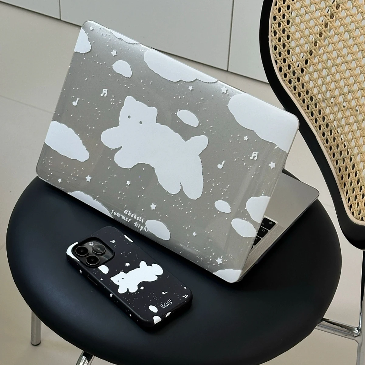 CKawaii Kitten Crystal Clear Laptop Case For Macbook Neo 2026 A3404 Air 13.3 13.6 M4 15 M3 Pro 13 16 M1 M2 M3 14 Pc Cover