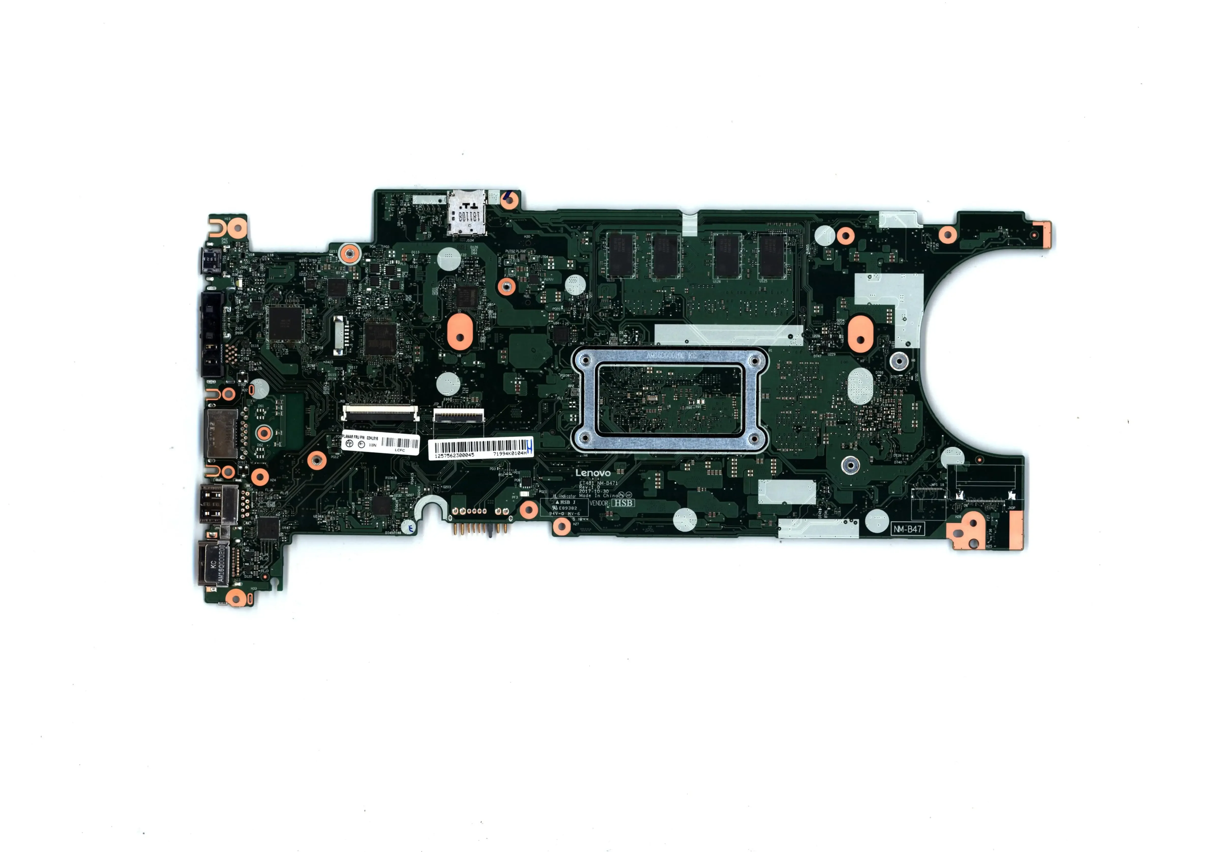 Motherboard For Lenovo ThinkPad T480s Laptop Mainboard I5-8250U SWG 8G 01LV604 01YU122 02HL816