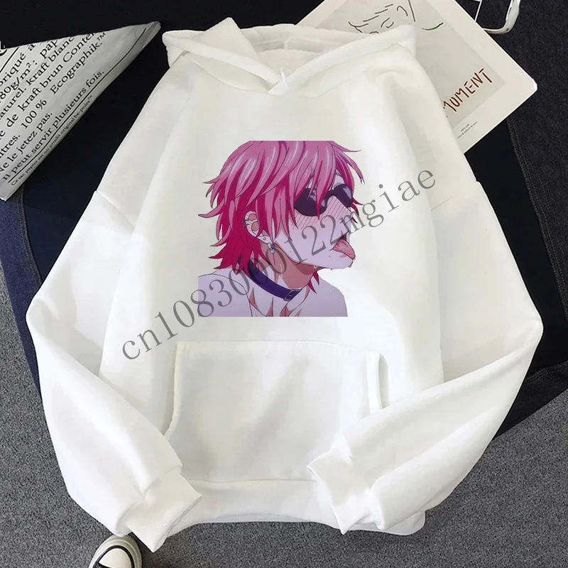 Harajuku anime yarichin B club Ayato Yuri hoodies women funny manga clothes fashion Winter plus size cusual MEN'S sweatsh cmm221