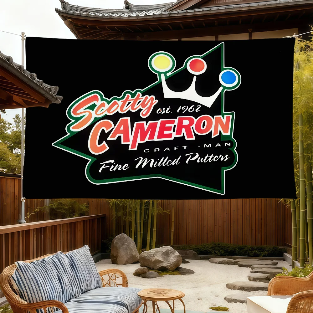 flag For Room Dorm C-CAMERON-ES S-SCOTTY-ES Camping Picnic Art Fashion Style Garage Bar wall Decoration Banner