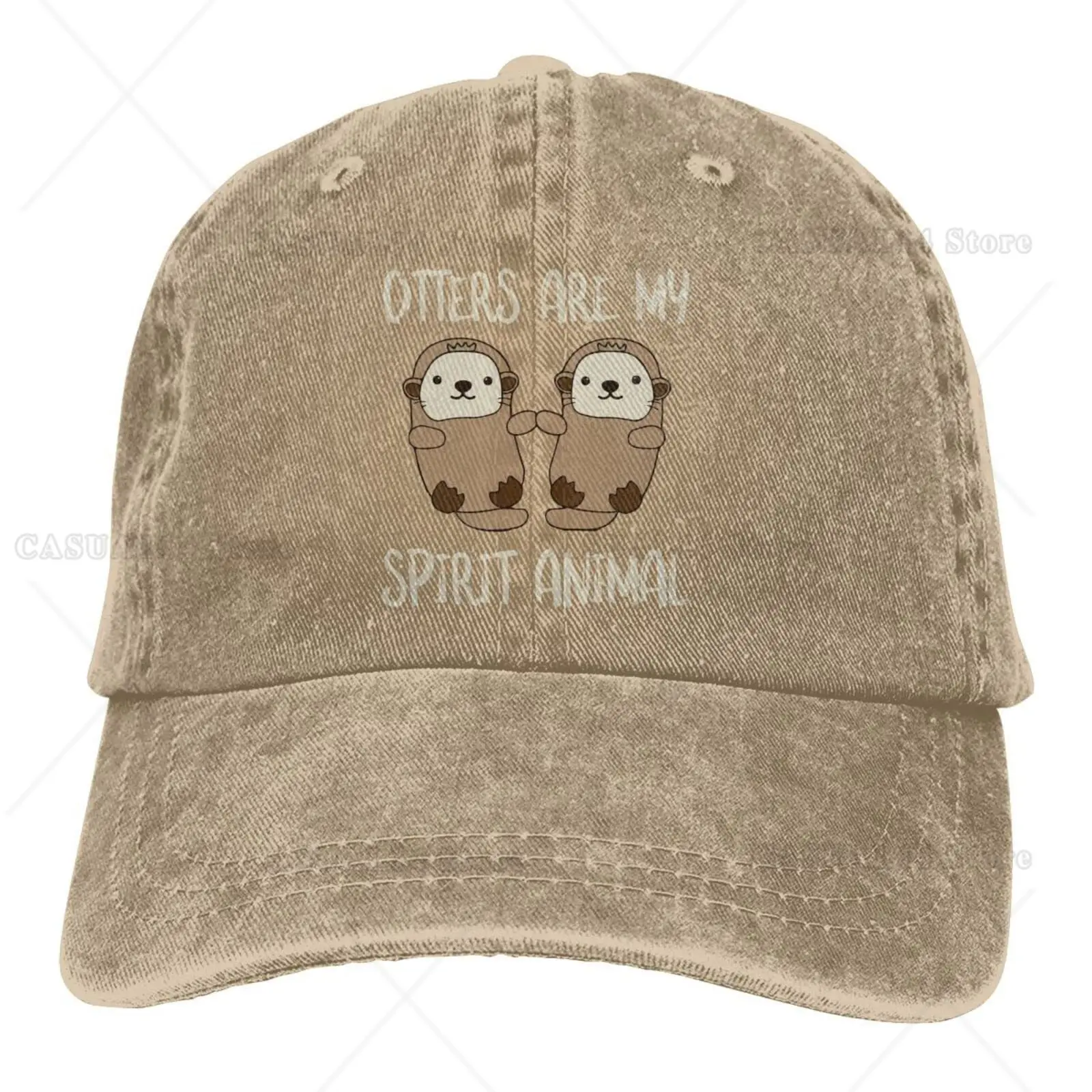 Otters Are My in Spirit Animal Baseball Caps Unisex Soft Casquette Cap Fashion Denim Hat Vintage