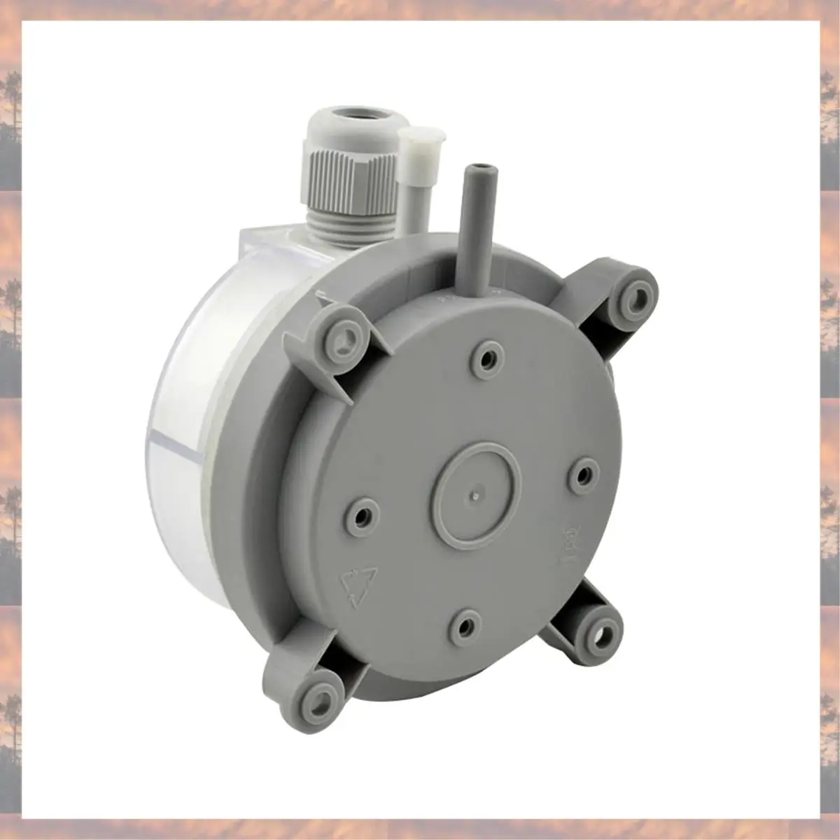 2025 Trend 2X Air Differential Pressure Switch 50-500Pa Adjustable Micro- Pressure Air Switch