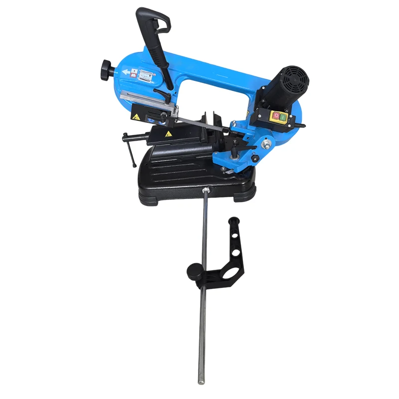 

Малая бытовая ленточная пила по металлу с углом реза 45 градусов, портативная, горизонтальная, для нержавеющей стали и алюминия