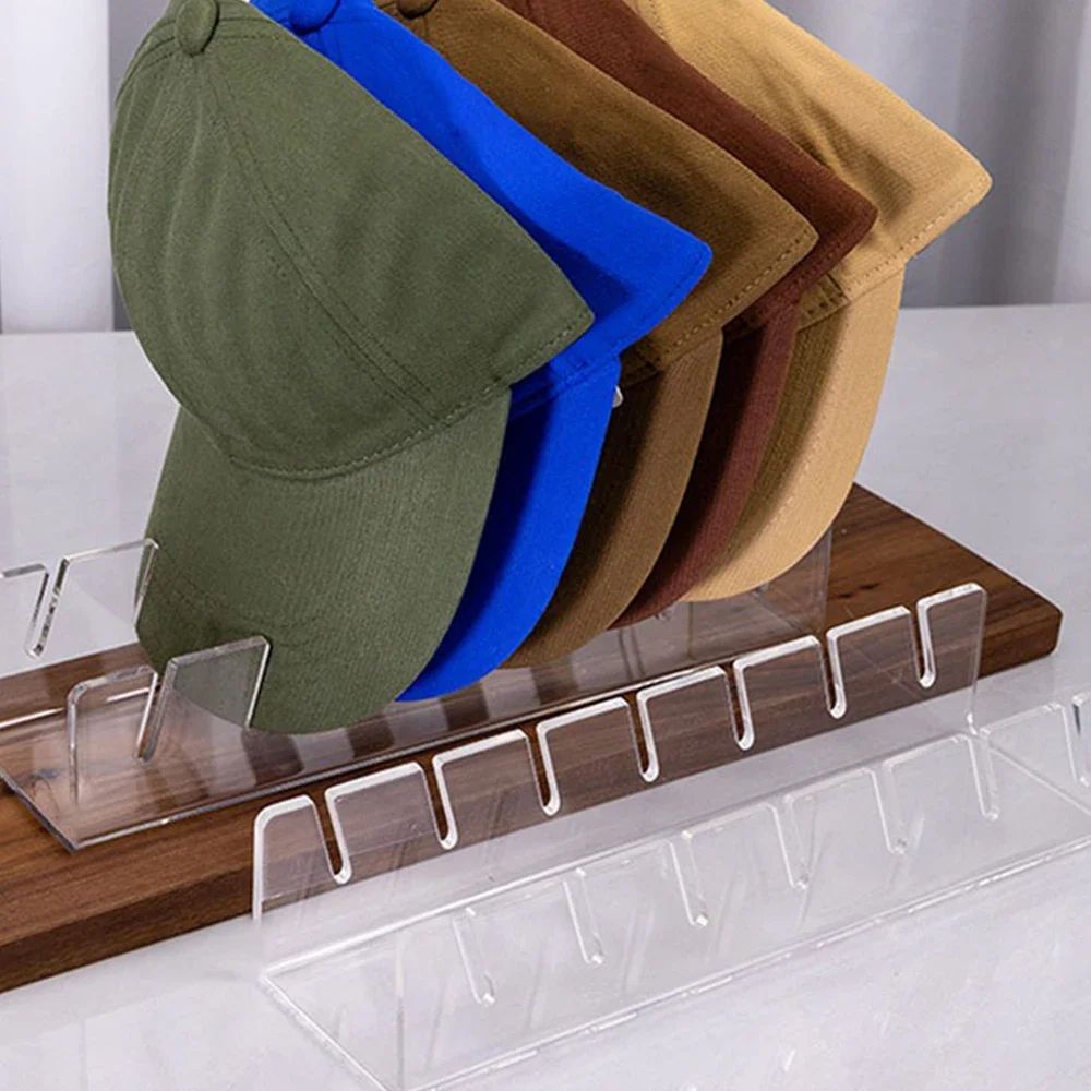 

Transparent Acrylic Cap Storage Display Stand Cap Organizer Rack Detachable Holder Baseball Cap Storage Shelf Organization