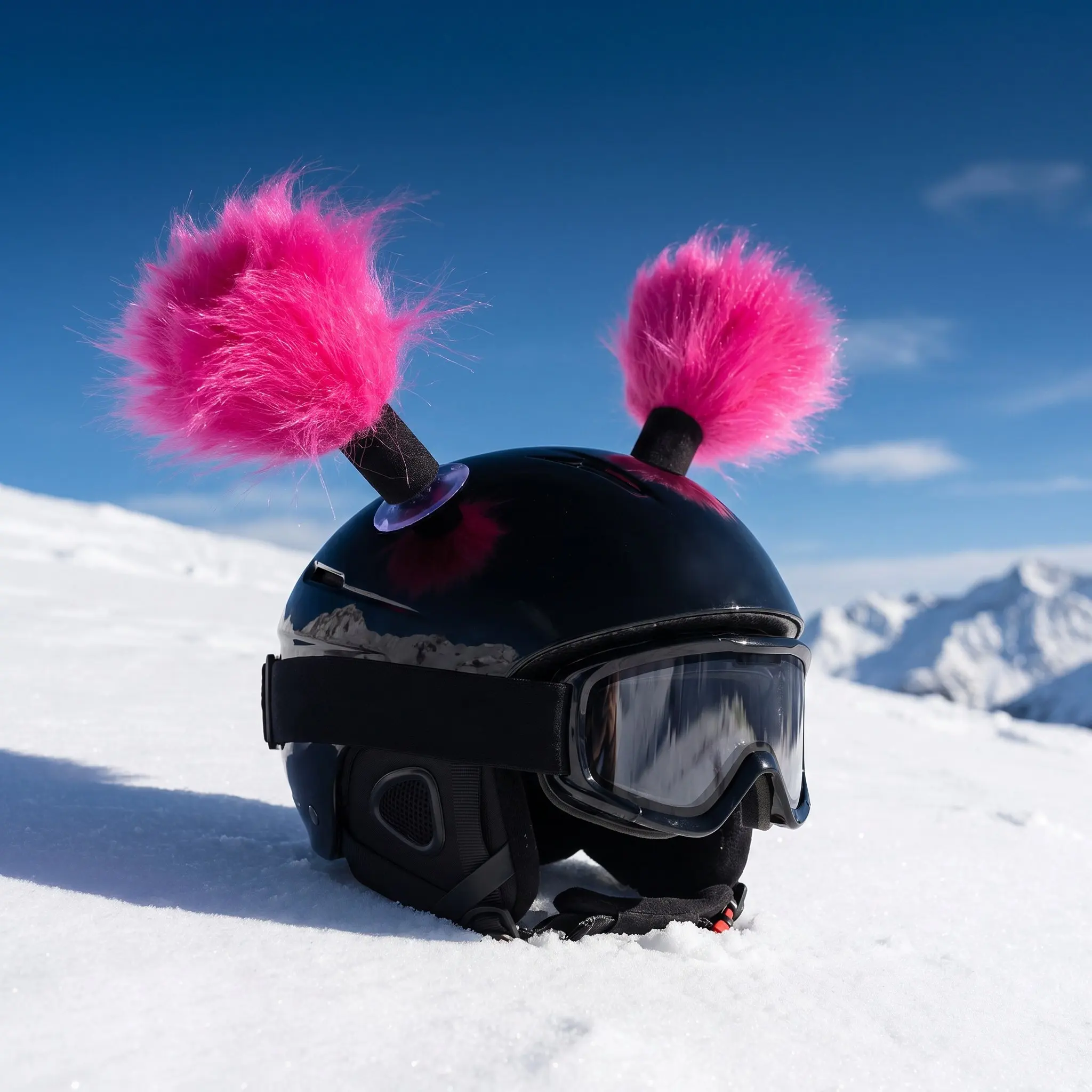 2Pcs Motorcycle Neon Hair Attachments Cute Pigtail Accessories for Festival Party Costume Holiday Themed