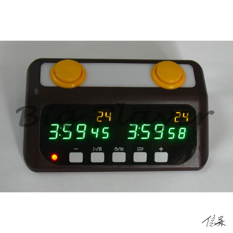 

Chess Timer LED Display Chess Clock, Built-in Rechargeable Lithium Battery Chess Go Timing
