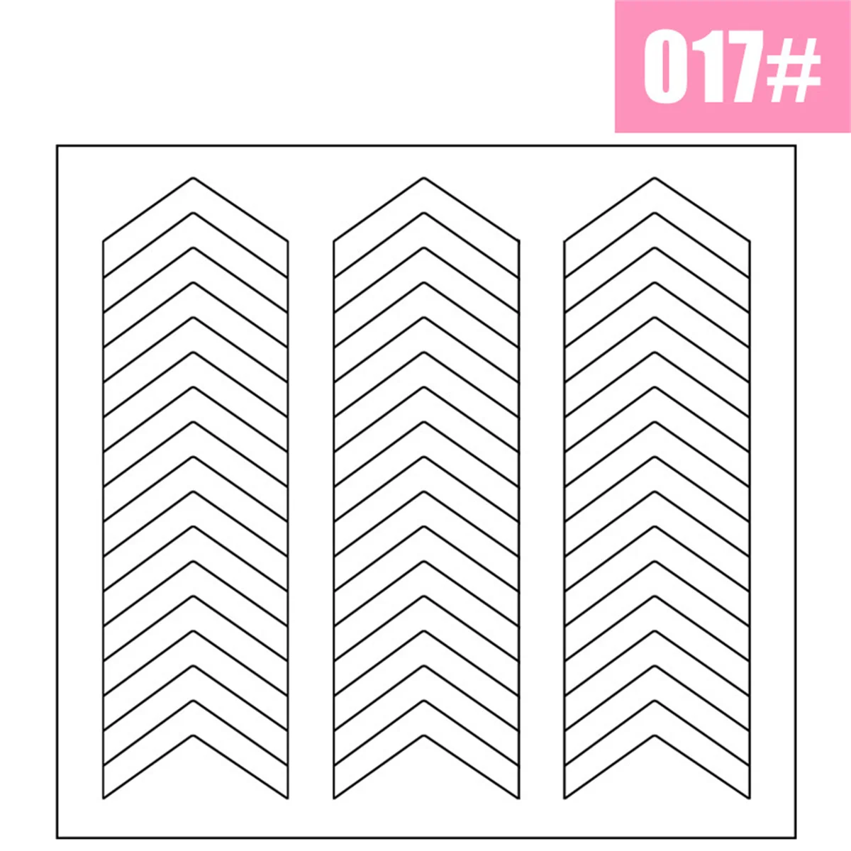 1PCS White French Manicure Strip Nails Sticker Stencil Guide French Nail Art Decals Form Fringe DIY Line Tips Decoration Tools