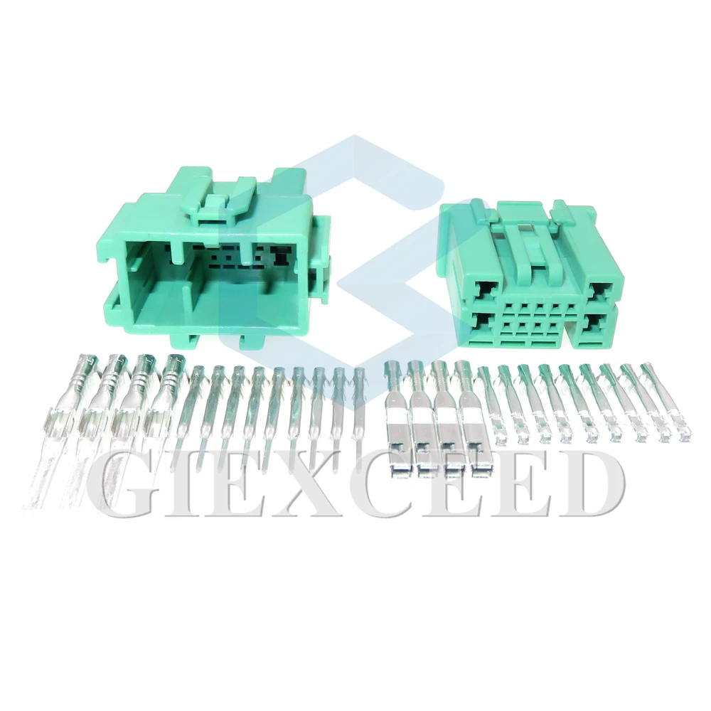 1 Set 13 Pin 0.6 2.2 Series Auto Male Female Docking Electric Cable AC Assembly Unsealed Composite Socket 6098-5180 6098-5181