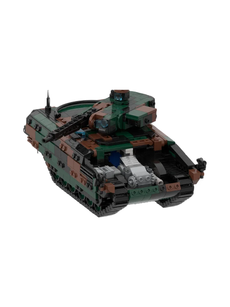 

1019 шт. набор строительных блоков, немецкая модель Puma IFV, военный танк, Второй мировой войны, кирпичи для взрослых, Рождественский подарок