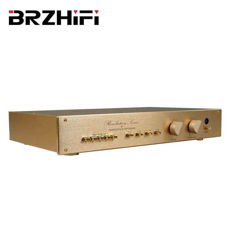 BRZHIFI Audio Clone Switzerland FM255 Classic Pre Amp HI-END Audiophile Balanced Stereo Amplifier Preamp Hifi Tube Preamplifier