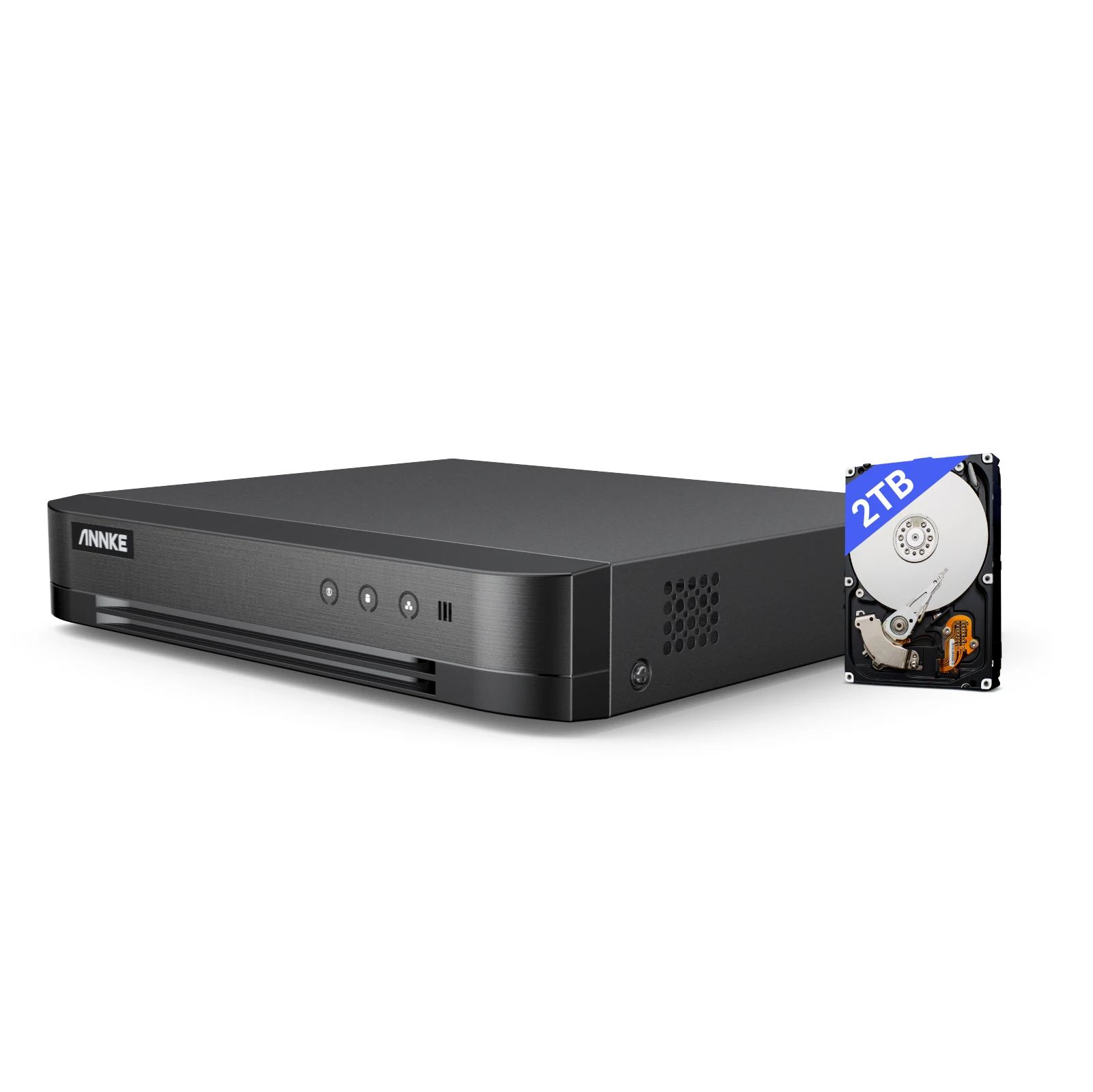 ANNKE 5MP IPC 1080P 16CH TVI Digital DVR Recorder For Wired CCTV Camera 2MP Smart Playback 5-in-1 P2P 16CH DVR