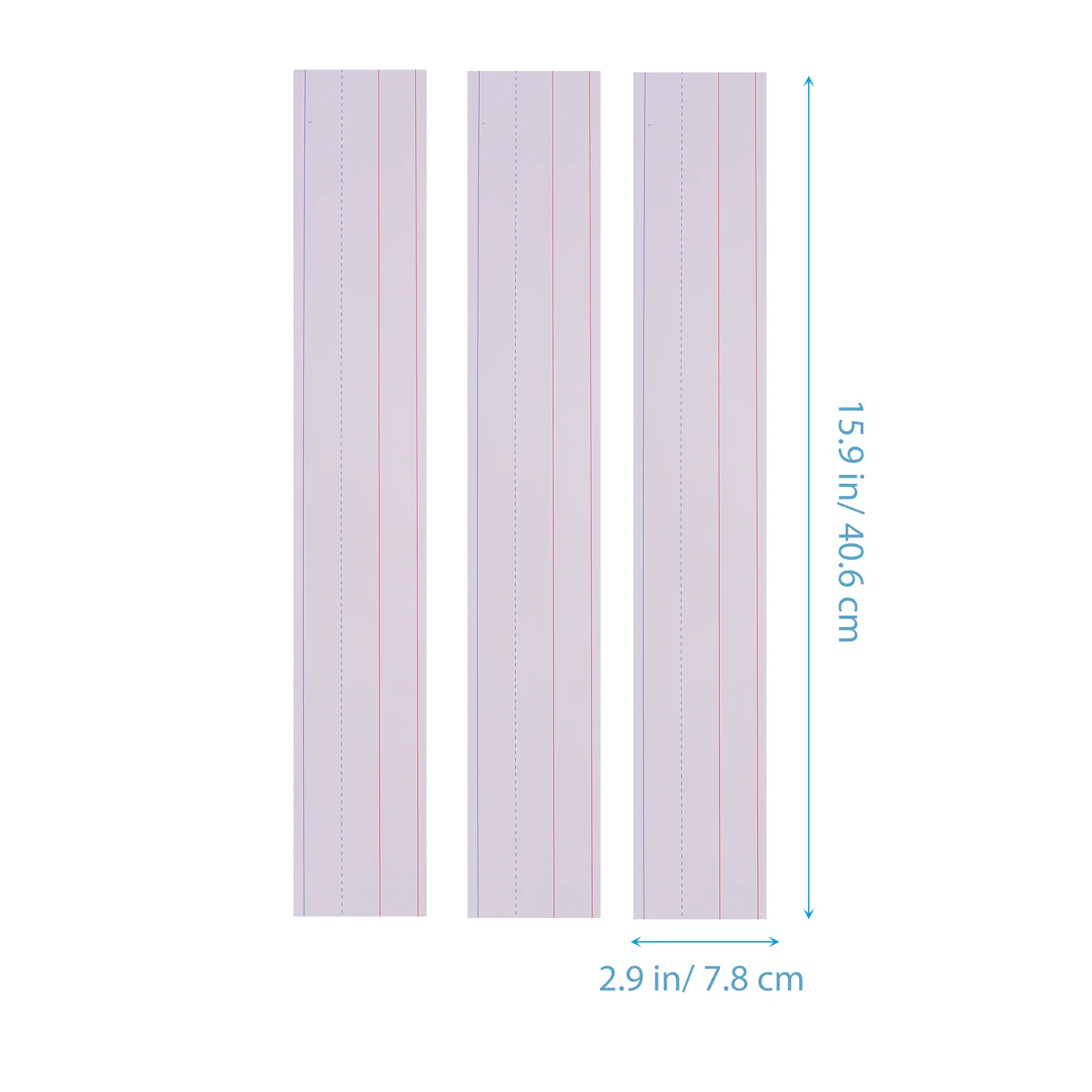 

30Pcs Sentence Writing Strips Ruled Paper Strips for School Classroom Learning Teaching Educational Supplies School Supplies