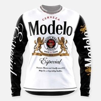New Men's Bike Dirt Bike Sweatshirt Mountain Dirt Long Sleeve T-shirt Mountain Bike DH Breathable Clothing Sport