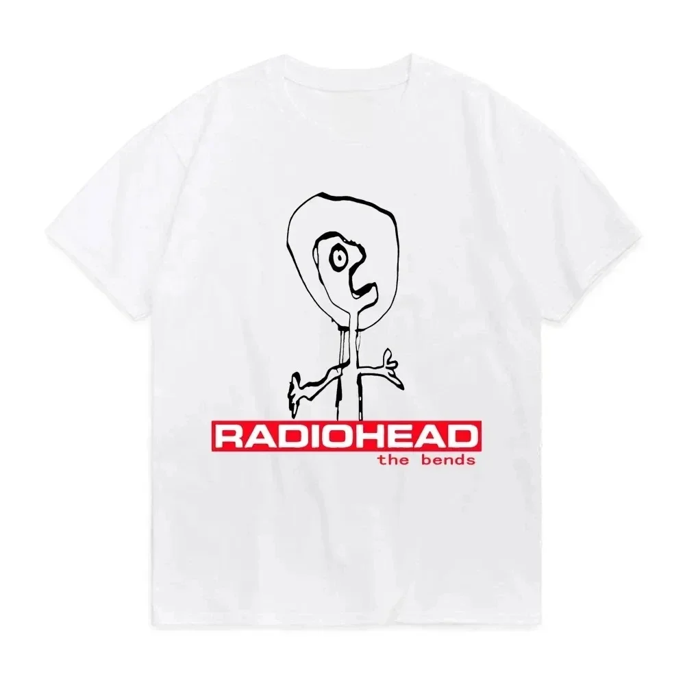 2025 Summer Radiohead The Bends Tshirt Men Women Tee Hip Hop Short Sleeve T Shirt Clothes T-shirts Tops Gift For Fans Fashion