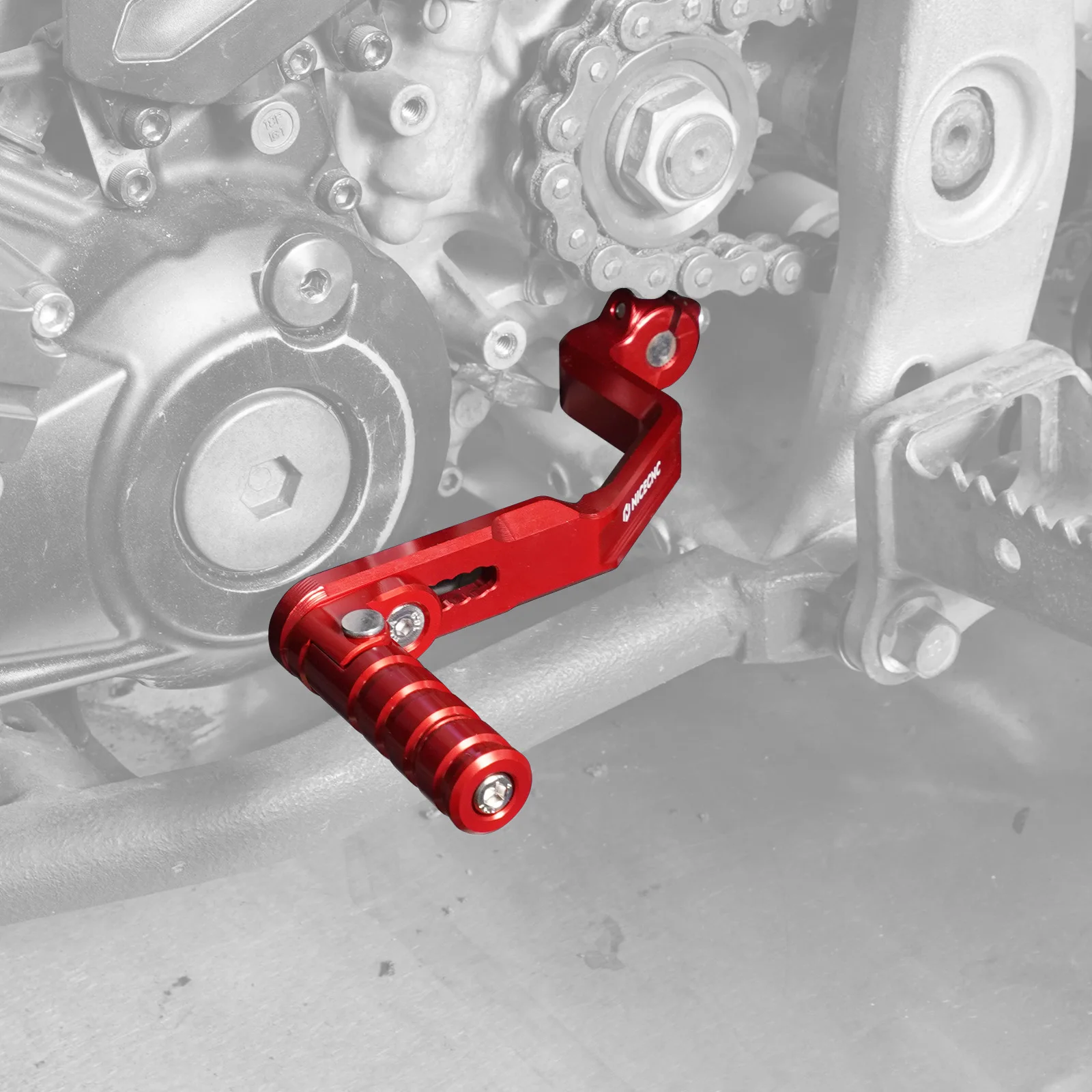 YAMAHA YFZ450R 용 알루미늄 ATV 시프트 레버 페달 YAMAHA YFZ450R 450RSE 2009-2025 YFZ450X 2010-2011 18P-18110-00-00 용 NICECNC