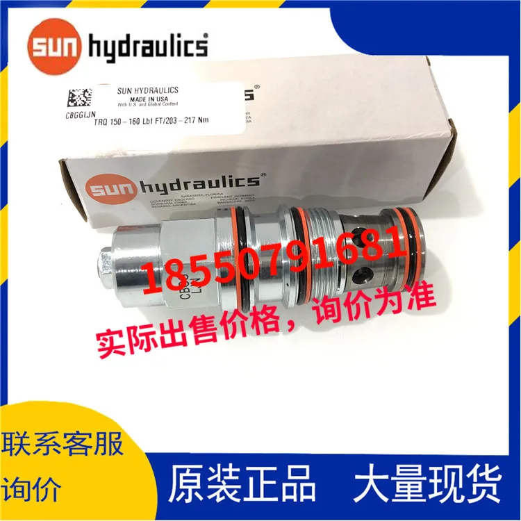 Sun, Cartridge Valve CBEH-LCN CBEH-LJH CBGA-LHN CBGG-LJN